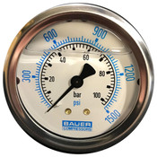 Bauer 1500 PSI Pressure Gauge